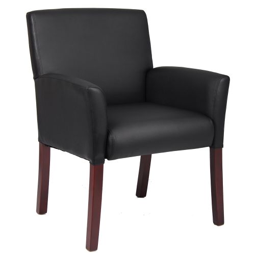 Boss Box Arm Accent Chair, Black